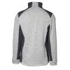 Kontrast Herren Strickfleece Jacke