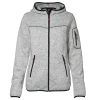 Strickfleece Damen Jacke