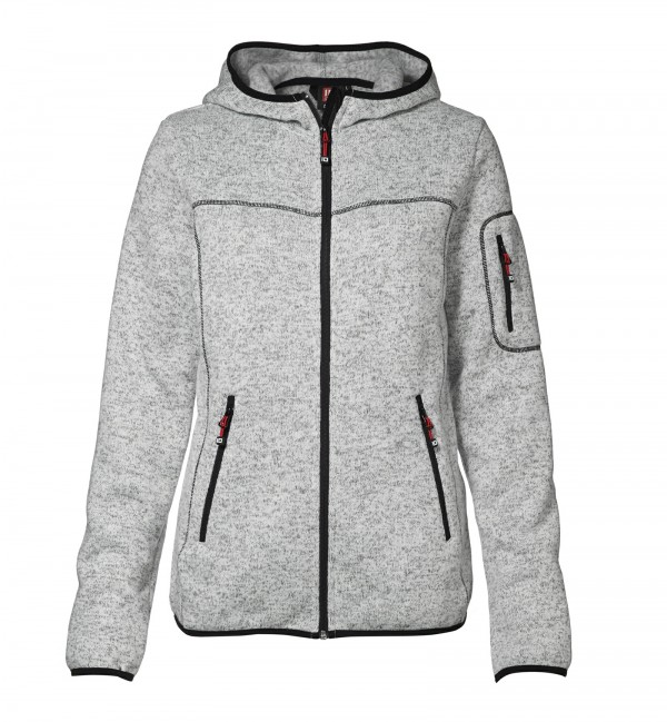 Strickfleece Damen Jacke